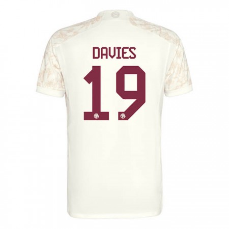 Fotbalové dresy FC Bayern Mnichov Davies 19 Champions League Alternativní Dres 2023-24 Krátký Rukáv